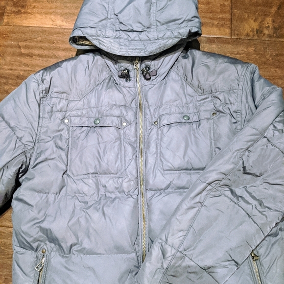 Men's Blue Levi Puffer - Picture 5 of 8